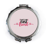 Best Friend Pocket Mirror, Thats My Best Friend Compact Mirror, Gift for Best Friend, Pocket Mirror for Friends, Friendship Mirror - Tawshia