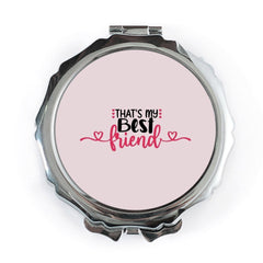 Best Friend Pocket Mirror, Thats My Best Friend Compact Mirror, Gift for Best Friend, Pocket Mirror for Friends, Friendship Mirror - Tawshia