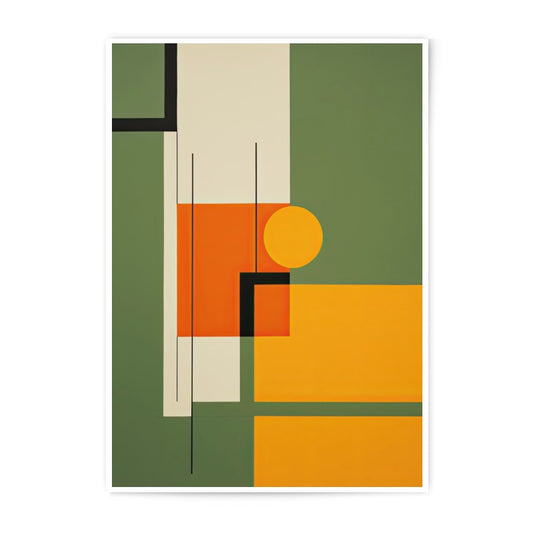 Modern Abstract Art Photographic Print, Geometric Shapes Wall Decor, Contemporary Art Print, Minimalist Art, Wall Art Decor - Tawshia