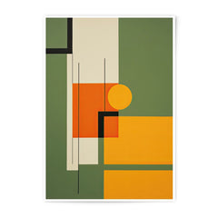 Modern Abstract Art Photographic Print, Geometric Shapes Wall Decor, Contemporary Art Print, Minimalist Art, Wall Art Decor - Tawshia