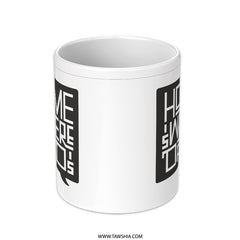 Home Is Where the Dog Is Printed Mug product