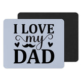 I Love My Dad Heart and Mustache Design product type