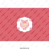 Pink Owl Tumbler, Cute Animal Tumbler, Gift for Owl Lovers, Floral Design Tumbler, Unique Drinkware, Everyday Tumbler - Tawshia