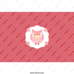 Pink Owl Tumbler, Cute Animal Tumbler, Gift for Owl Lovers, Floral Design Tumbler, Unique Drinkware, Everyday Tumbler - Tawshia
