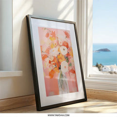 Floral Wall Art, Flower Painting Print, Floral Bouquet Art, Vibrant Flower Wall Decor, Botanical Art Print, Floral Illustration - Tawshia