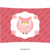 Pink Owl Pillow, Cute Bird Pillow, Floral Owl Decor, Nursery Pillow, Kids Room Decor, Owl Lover Gift, Home Decor Throw Pillow - Tawshia