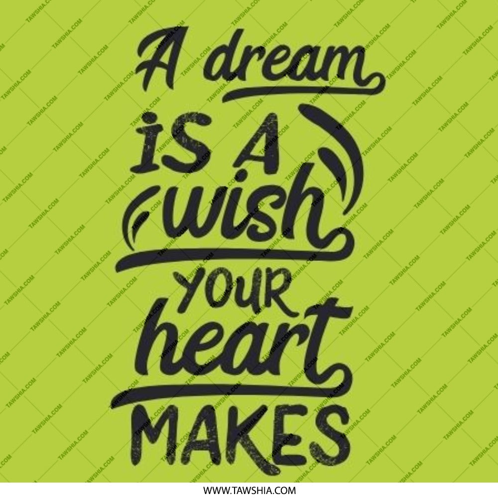 Dream Wish Heart Pinback Button, Inspirational Quote Button, Motivational Badge, Positive Saying Pin, Gift for Friend, Everyday Button - Tawshia