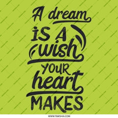 Dream Wish Heart Pinback Button, Inspirational Quote Button, Motivational Badge, Positive Saying Pin, Gift for Friend, Everyday Button - Tawshia