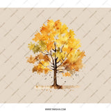 Autumn Tree Backpack, Fall Colors Bookbag, Watercolor Tree Bag, Nature Lover Gift, Stylish Backpack, School Backpack, Travel Backpack - Tawshia