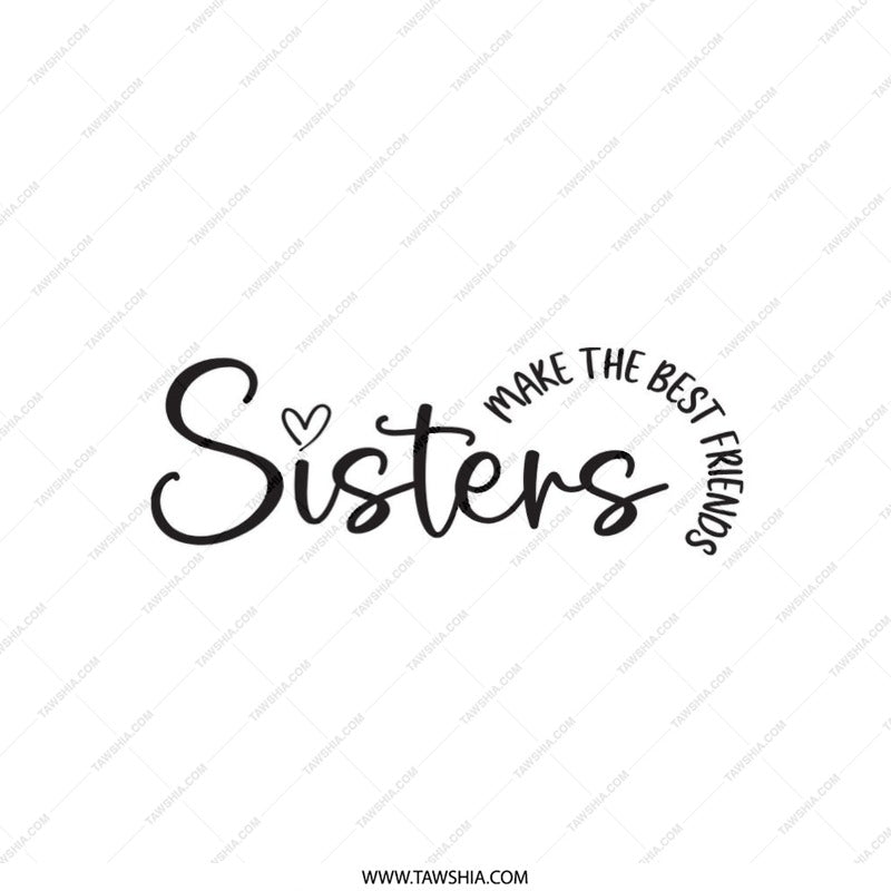Sisters Pillow, Best Friends Gift, Sisterhood Pillow, Sister Gift Idea, Home Decor, Decorative Pillow, Personalized Pillow, Family Gift - Tawshia