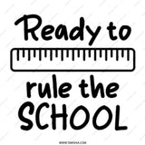 Ready to Rule the School Mug, Teacher Mug, Back to School Mug, Student Gift, Professor Mug, Educational Mug, School Themed Coffee Mug - Tawshia