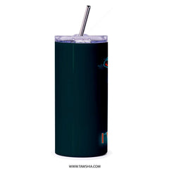 Stylish Insulated Travel Mug with Lid and Straw product