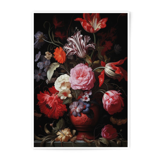 Floral Photographic Prints, Dark Floral Art, Still Life Photography, Flower Bouquet Prints, Botanical Prints, Romantic Decor, Wall Art - Tawshia