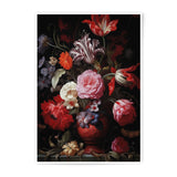 Floral Photographic Prints, Dark Floral Art, Still Life Photography, Flower Bouquet Prints, Botanical Prints, Romantic Decor, Wall Art - Tawshia