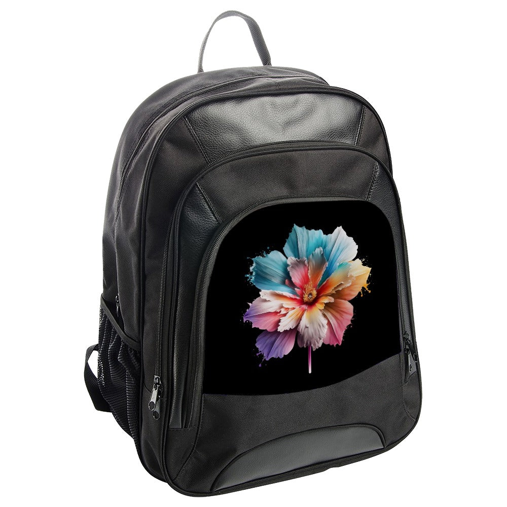 Floral Backpack, Colorful Flower Rucksack, Unique Backpack, Aesthetic Backpack, School Backpack, Travel Backpack, Gift For Her, Trendy - Tawshia