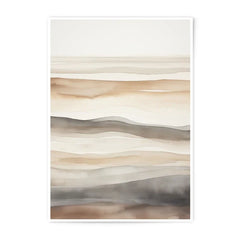 Abstract Landscape Photographic Print, Neutral Tones Wall Art, Modern Home Decor, Watercolor Painting Print, Calming Art Print - Tawshia