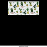 Green Patterned Decorative Planters Print product