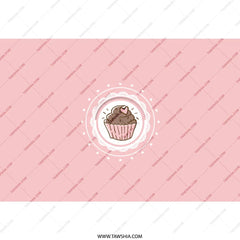 Cute Cupcake Tumbler, Pink Tumbler, Sweet Treat Design, Baking Lover Gift, Foodie Tumbler, Gift for Baker, Drinkware - Tawshia
