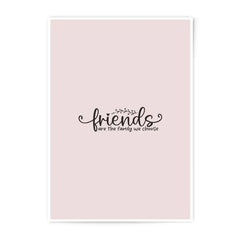Friends Photographic Prints, Friendship Art Print, Home Decor Gift, Family Art, Friends Quote Print, Inspirational Wall Art - Tawshia