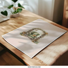 Autumn Reading Nook Photographic Prints, Cozy Armchair Art, Fall Decor Prints, Pumpkin Art Prints, Home Library Art Print - Tawshia