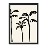 Minimalist Palm Tree Wall Art, Black and White Print, Tropical Decor, Modern Art Print, Simple Home Decor, Scandinavian Wall Art - Tawshia
