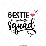 Bestie Squad Pillow, Friendship Goal Pillow, Best Friend Group Pillow, Fun Gift Idea, Home Decor Pillow - Tawshia
