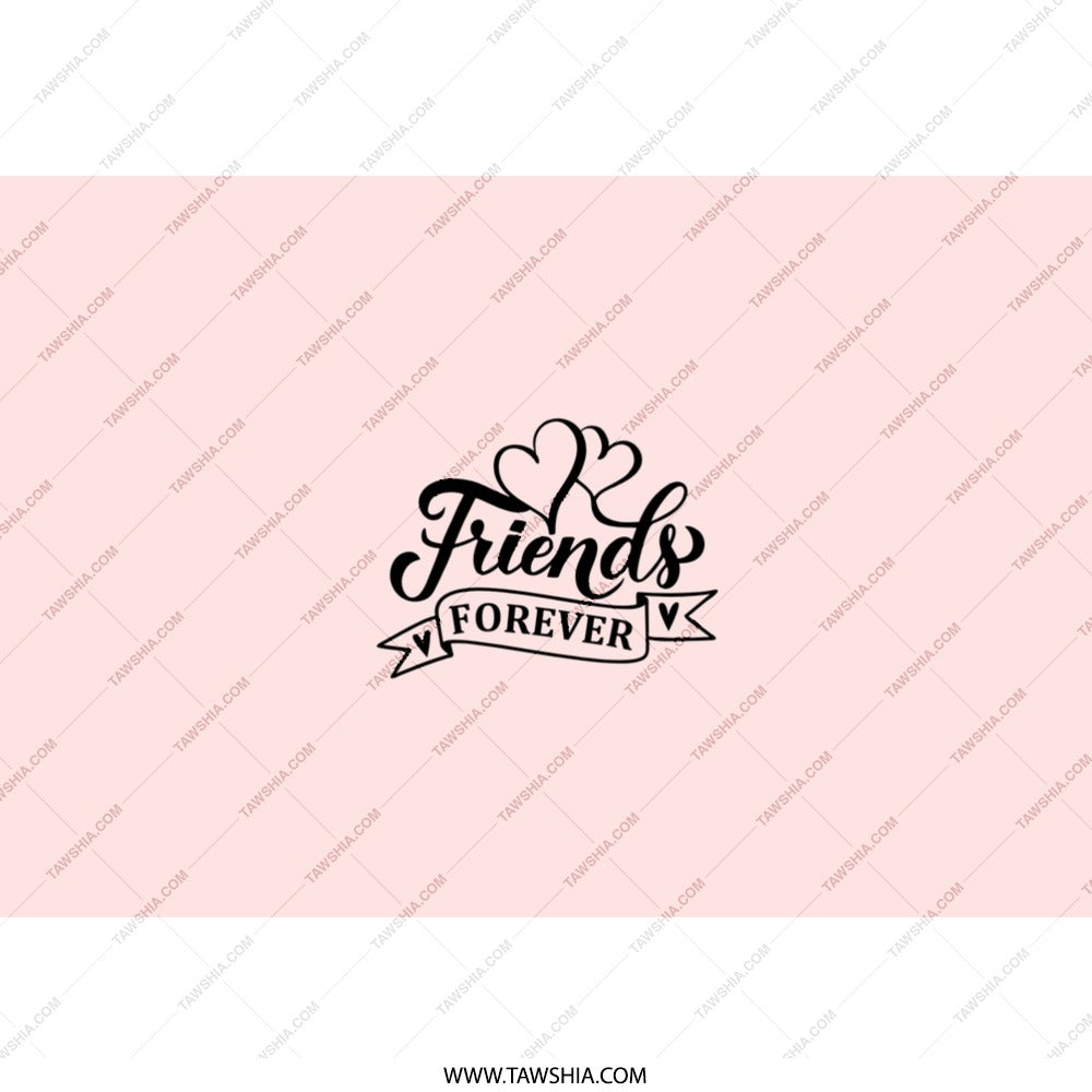 Friends Forever Tumbler, Best Friend Gift, Friendship Tumbler, Gift for Friends, Custom Tumbler, Unique Tumbler, Birthday Gift - Tawshia