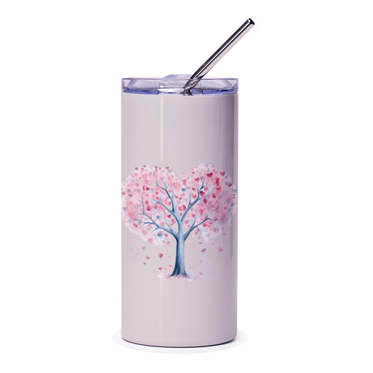 Heart Tree Tumbler, Love Tree Tumbler, Valentines Day Gift, Heart Tumbler, Tree Tumbler, Valentine Tumbler, Heart Tree, Love Tree - Tawshia