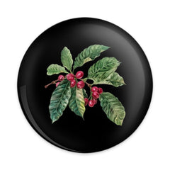 Coffee Bean Pinback Button, Plant Lover Badge, Coffee Lover Gift, Botanical Button, Caffeine Addict Pin, Coffee Gift, Retro Coffee Button - Tawshia