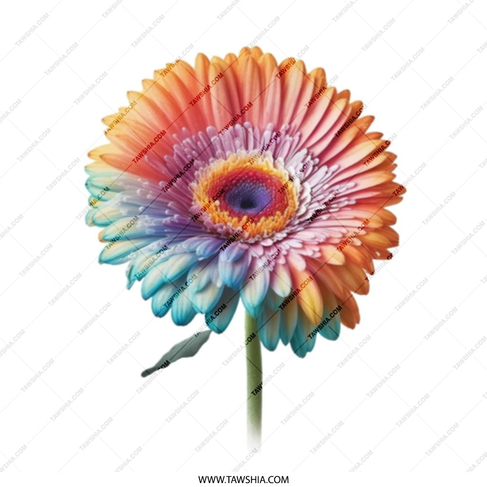 Gerbera Daisy Tote Bag, Floral Design Bag, Colorful Flower Tote, Trendy Shopping Bag, Aesthetic Bag, Unique Gift Idea - Tawshia