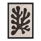 Abstract Coral Wall Art, Modern Organic Print, Botanical Silhouette Decor, Neutral Earth Tone Minimalist Artwork, Unique Home Gallery - Tawshia