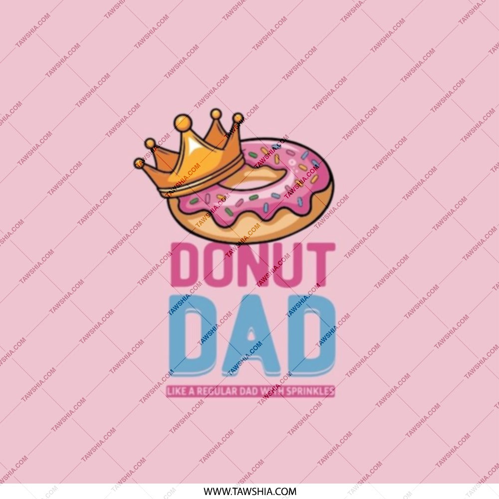 Donut Dad Pocket Mirror, Fathers Day Gift, Funny Dad Mirror, Sprinkles Pocket Mirror, Like a Regular Dad, New Dad Gift - Tawshia