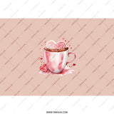 Valentine Tumbler, Heart Mug Tumbler, Chocolate Lover Gift, Romantic Gift, Coffee Tumbler, Gift For Her, Valentines Day Gift Tumbler - Tawshia