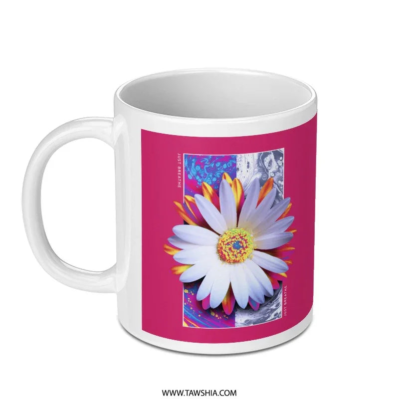 Bright Floral Mug with Colorful Design product type