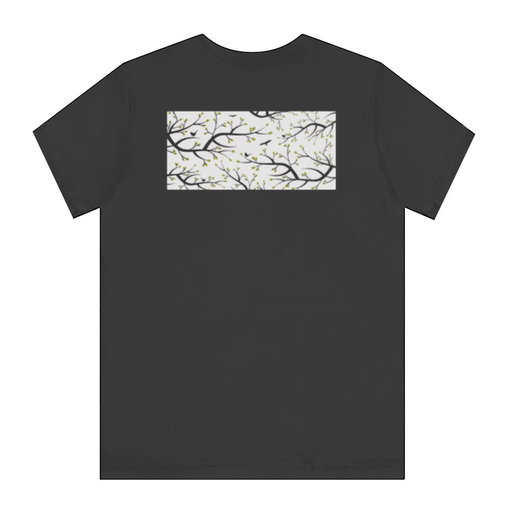 Unique Bird Branches Graphic Back Tee product type