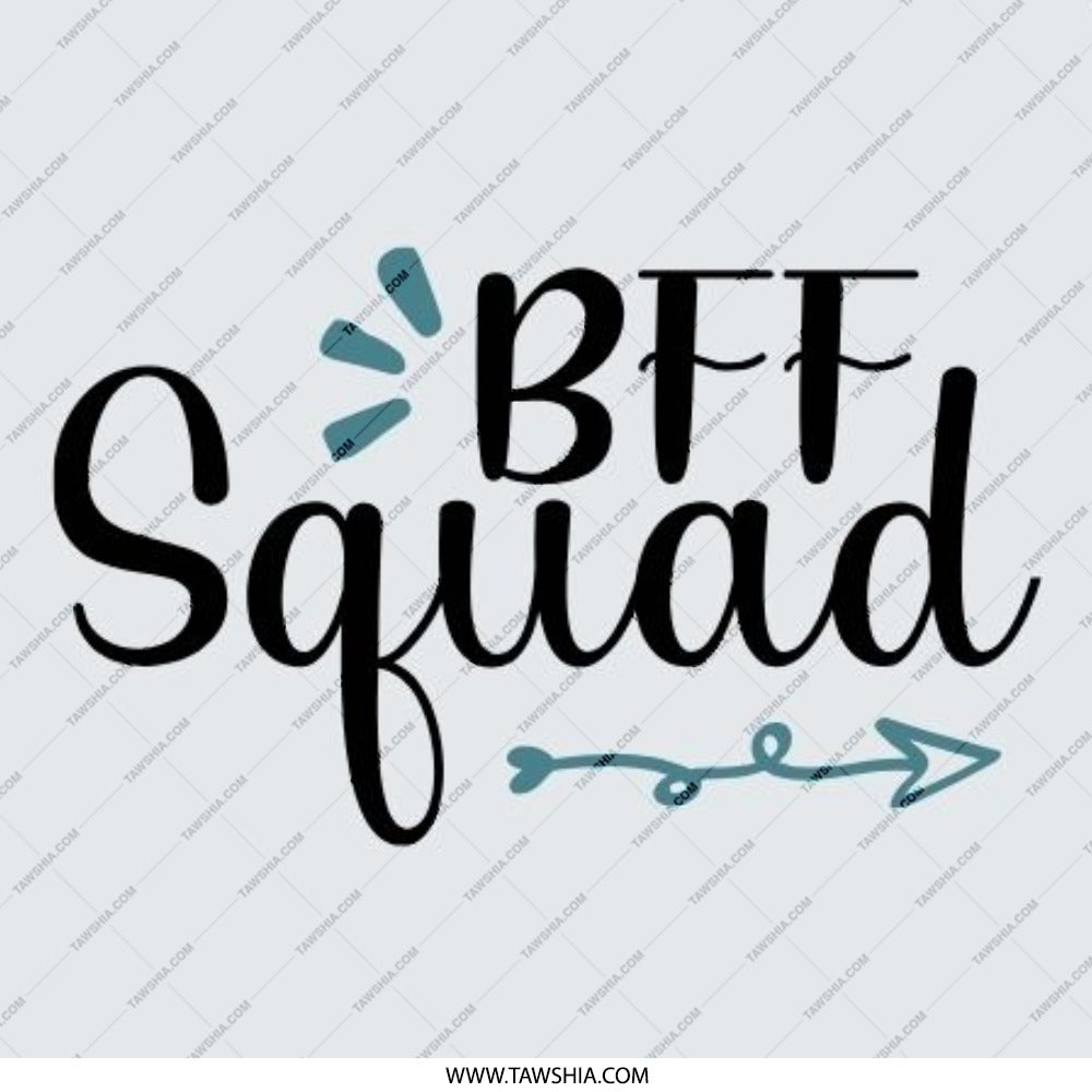 BFF Squad Pinback Button, Best Friends Forever Pin, Friendship Gift, Group Pin, Cute Squad Button, Gift for Bestie, Trendy Pinback Button - Tawshia