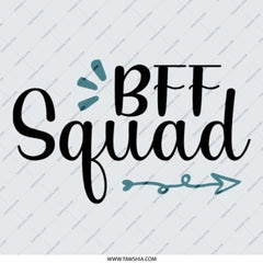 BFF Squad Pinback Button, Best Friends Forever Pin, Friendship Gift, Group Pin, Cute Squad Button, Gift for Bestie, Trendy Pinback Button - Tawshia