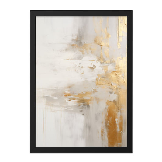 Gold Abstract Art, Neutral Wall Art, Modern Art Print, Minimalist Art, Contemporary Artwork, Elegant Wall Decor, Home Decor, Wall Art - Tawshia