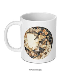 Floral Patchwork Mug, Unique Flower Mug, Aesthetic Mug, Coffee Mug, Tea Mug, Home Decor, Gift Idea, Floral Art Mug, Abstract Floral Mug SKU: MG10004216 - Tawshia