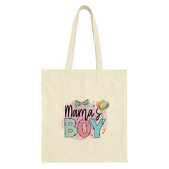 Mamas Boy Tote Bag, New Mom Gift, Cute Baby Boy Gift, Baby Shower Gift, Gift For Mother, Tote Bag For Mom, Balloon Gift Bag - Tawshia