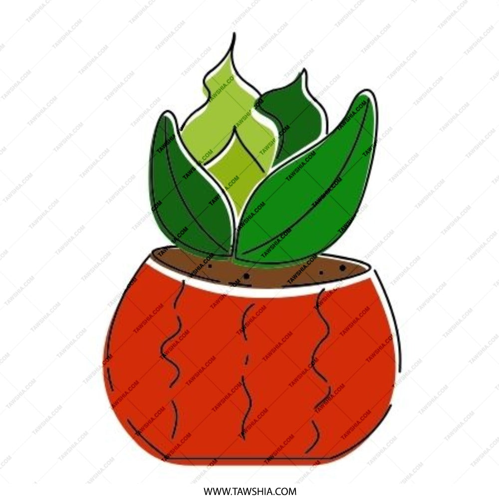 Succulent Pinback Button, Cute Potted Plant Flair, Unique Nature Lover Gift, Cool Accessories, Trendy Botanical Badges, Plant Mom Pin - Tawshia