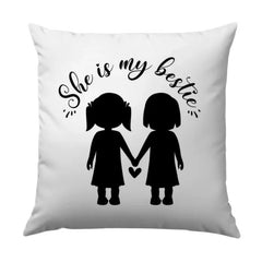 Bestie Pillow, Friendship Pillow, Gift for Best Friend, Best Friend Ever Decor, Soul Sister Pillow, Room Decor for Girls, Best Friend Gift - Tawshia