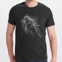 Deep Sea Diver Graphic Black T-Shirt product