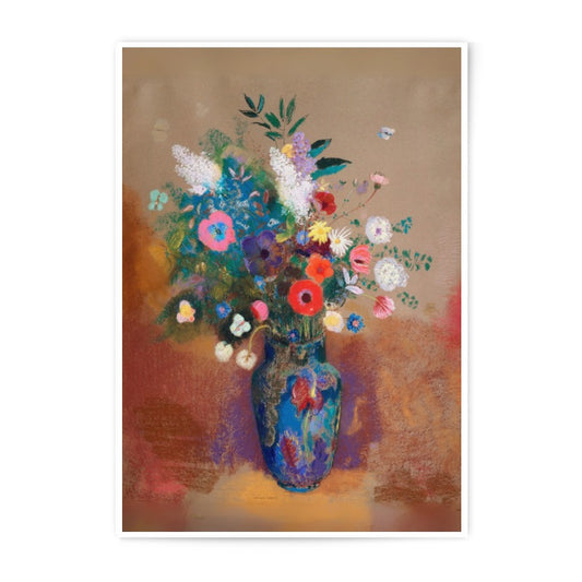 Flower Photographic Print, Vase Still Life Art, Floral Bouquet Print, Pastel Art Print, Home Decor, Fine Art Prints, Colorful Flowers - Tawshia