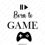 Born to Game Tote Bag, Gamer Gift, Video Game Lover Tote, Gaming Tote Bag, Gift for Gamers, Video Game Gift Bag, Gaming Bag - Tawshia