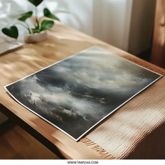 Dramatic Sky Photographic Prints, Cloudscape Art, Moody Weather Photo, Abstract Sky Prints, Wall Decor, Atmospheric Prints - Tawshia