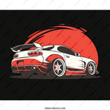 JDM Car MousePad, Japanese Sport Car, Tuner Car, Supra Art, Car Enthusiast Gift, Racing Car, Drift Car Desk Decor, Automotive Gift - Tawshia