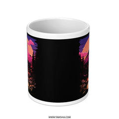 Mountain Sunset Landscape Art Print Mug product
