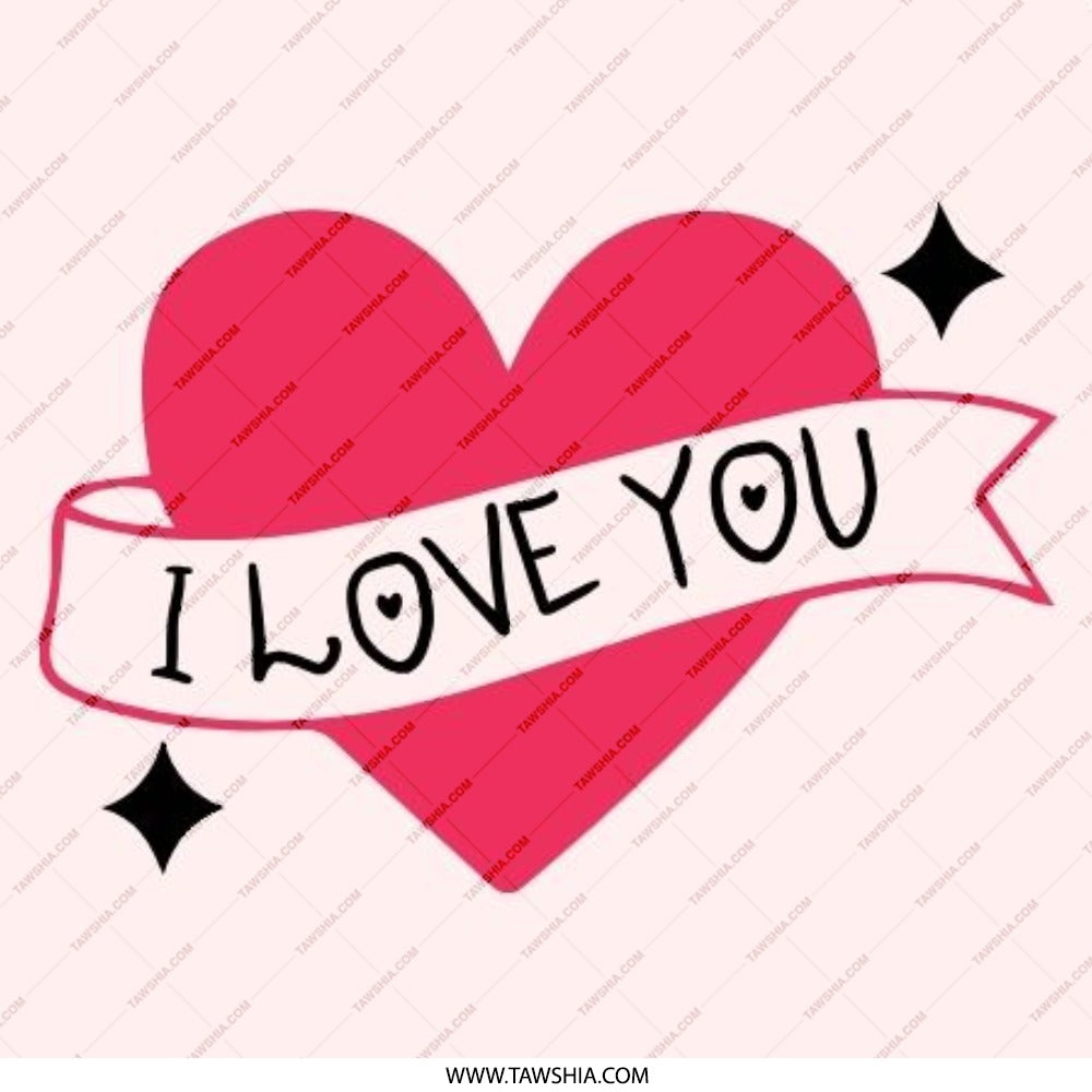 I Love You Pinback Button, Heart Badge, Cute Love, Valentine Gift, Anniversary Present, Relationship Pin, Gift for Partner, Statement Button - Tawshia