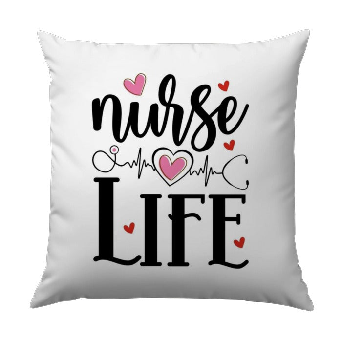 Nurse Life Pillow, Heartbeat Pillow, Heart Pillow, Nurse Gift Idea, Medical Pillow, Nurse Appreciation Gift, Nursing School Graduate Pillow - Tawshia